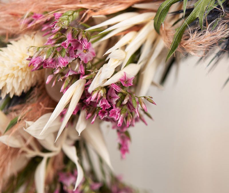 Dekorationen mit Trockenblumen – Floral Hoops sind  Trend